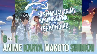 6 anime movie buatan makoto shinkai  anime movie terbaik sepanjang masa [upl. by Aniahs899]