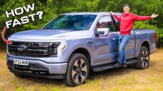 New Ford F150 Lightning REVIEW with 060mph test [upl. by Midian]