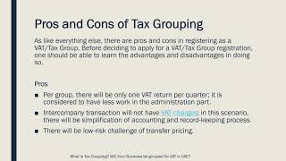 What is Tax Grouping Will Your Business be grouped for VAT in UAE [upl. by Paapanen221]