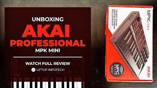 AKAI PROFESSIONAL MPK MINI 3  UNBOXING  QUICK REVIEW  FEATURES  ACCESSORIES [upl. by Laucsap]