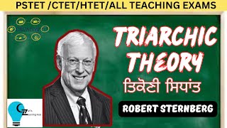 Triarchic theory of intelligence  CDP ROBERT STERNBERG CLASS2 Of intelligence theories [upl. by Nica]