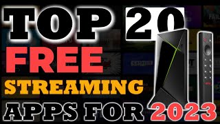 TOP 20 Free Streaming Apps For 2023  LEGAL Apps For Movies TV Shows Live TV  MUST HAVE [upl. by Nireil]