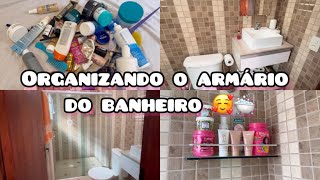 ORGANIZAÇÃO DO ARMÁRIO DO BANHEIRO ✨  parte 2 [upl. by Imyaj891]