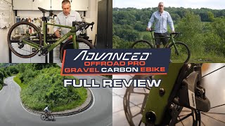 Advanced Offroad Pro Gravel Carbon Ebike  Full Review [upl. by Lekkim]