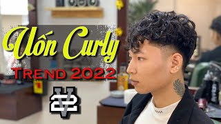 TREND NĂM 2022 Kiểu tóc Uốn Curly HOT dành cho nam giới  Tocnamdepcom [upl. by Aikas191]