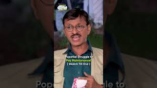 Popatlal struggle to pay maintenancecomedy tmkoc funny relatable shorts funnycomedy [upl. by Petrick]