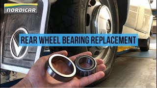 How to Replace a Rear Wheel Bearing  Volvo Amazon P1800S PV544 and P210 Duett [upl. by Vivienne]