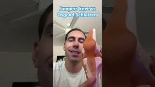 Jumpers Knee vs Osgood Schlatters differences shorts [upl. by Dickey]