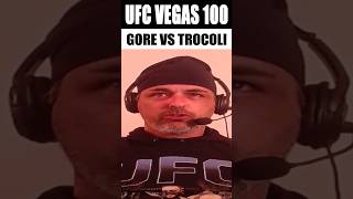 Tresean Gore vs Antonio Trocoli REACTION UFC [upl. by Hollyanne]