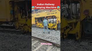 Tamping machine  VPR02M 55 Railway track indian Railway [upl. by Tertias309]