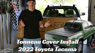 Installing a Tonneau Cover on a 20162023 Toyota Tacoma Worksport Product Review [upl. by Burn]