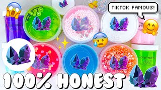 125 SLIME OBSIDIAN FAMOUS TIKTOK amp INSTAGRAM SLIME SHOP REVIEW [upl. by Gussy]