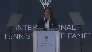 Conchita Martinez Hall of Fame Induction Speech 2021 [upl. by Bilbe]