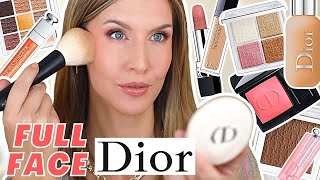 FULL FACE USING DIOR MAKEUP [upl. by Leryt480]