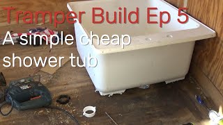 Tramper Build Ep 5 An easy way to but a shower in a camper [upl. by Palmira433]