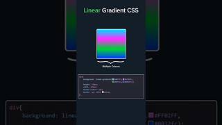 Linear Gradient CSS webdesign css [upl. by Eniamart370]