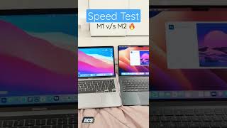 Apple MacBook Pro M1 vs Macbook Air M2 speed test acsgot [upl. by Shimberg]