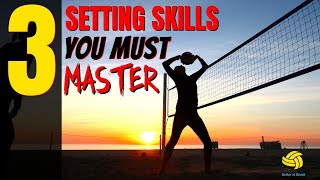 Beach Volleyball Drills  3 Skills to be a GREAT Setter [upl. by Range]