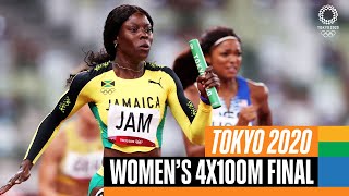 Womens 4x100m Final 🏃‍♀️  Tokyo Replays [upl. by Stacey]