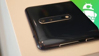 Nokia 8 HandsOn The First Android Nokia Flagship [upl. by Aicened]