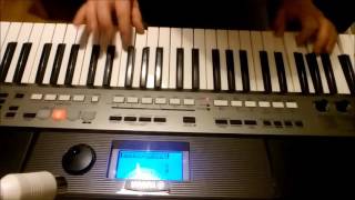 Biełyje Rozy cover yamaha psr e443 [upl. by Komarek]