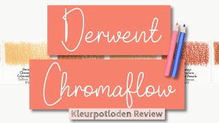 Derwent Chromaflow kleurpotloden review [upl. by Grimonia]