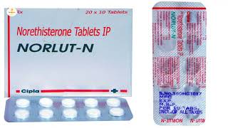 NorlutN Tablet  Norethisterone Tablet  Norlut N Tablet  NorlutN Tablet Uses Benefit Dosage [upl. by Artied696]