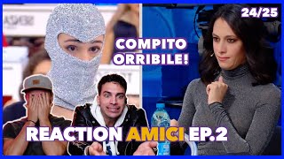 È già Guerra tra Celentano e Lettieri  Reaction Amici ep2 [upl. by Ataliah]