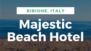 Superior Double Room with Side Sea View and the beach in the Majestic Beach hotel Bibione Italy [upl. by Wilhide]