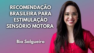 Aula 01 Recomendação brasileira de Estimulação Sensório Motora  Bia Salgueiro [upl. by Hernardo]