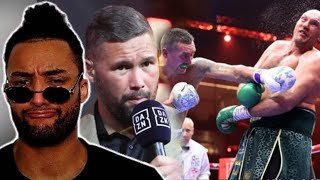 🙄 Tony Bellew SHILLS Tyson Fury quotHE ROCKED USYK DOWN TO HIS SOULquot [upl. by Chloras116]