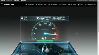 Speedtest UNIFIBER Home 100 Unidata FTTH [upl. by Danforth]