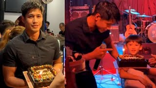 ALJUR ABRENICA 33rd BIRTHDAY❤️SINURPRESA Ni KYLIE PADILLA AT NG KANYANG ANAK NA Si ALAS [upl. by Enier]