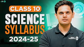 CBSE Science Complete Syllabus For Class 10th 202425  Prashant Kirad  Next Toppers [upl. by Eiclek4]