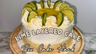 How to make a Lime Cake  Box Cake Hack  Fridai’s Kitchen [upl. by Adahsar]