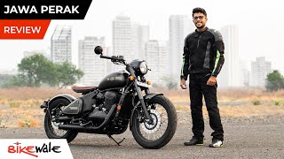 2021 Jawa Perak Review  Most Affordable Bobber Motorcycle in India  BikeWale [upl. by Drofub]