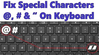 How To Fix Special Character On Keyboard Layout When  Symbol Is Not Working Correctly [upl. by Bast]