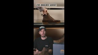 Comparing the leather of the Lems Boulder Boot Boulder Summit and the Boulder Boot Grip Waterproof [upl. by Yve]