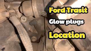 Ford Transit Mk8 2l 2018 glow plugs location Ame Motors how ti fix YouTube [upl. by Nalac]