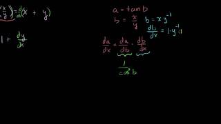 Trig Implicit Differentiation Example [upl. by Karlene]