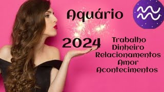 Aquário ♒️ Previsão 2024 Experiências inéditas e surpresas incríveisVai ficar pra história [upl. by Ettezyl177]