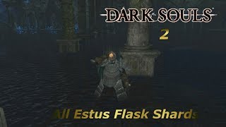 Dark Souls 2All Estus Flask ShardsAlle Estus Flakon Scherben [upl. by Ettezzus801]