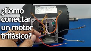 ¿Cómo conectar un motor trifásico  SIGMA IMECSA [upl. by Ehrman694]