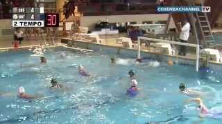 Pallanuoto Femminile A2  Tubisider Cosenza VS Ortigia Siracusa  23032014 [upl. by Annalla]