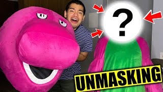 WE FINALLY UNMASKED BARNEY AT 3 AM YOU WONT BELIEVE THIS [upl. by Aven940]