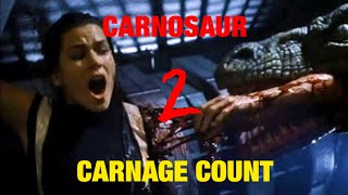 Carnosaur 2 1995 Carnage Count [upl. by Nauwtna]