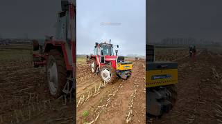 Massey Ferguson 699 Tractor Ploughing [upl. by Bascio]