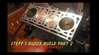 Torque settings Assembly and ARP bolts  Clio 182 Turbo rebuild Part 2 [upl. by Nueoht]