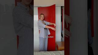 renterfriendly closet door upgrade🤩 diy roommakeover [upl. by Aynodal416]