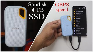 Sandisk Extreme 4 TB SSD Unboxing amp Review with speed test [upl. by Luisa172]